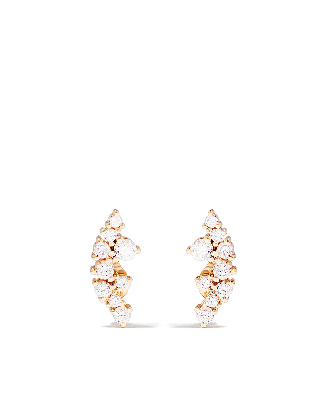 

Mizuki aretes Sea of Beauty en oro amarillo de 14kt con diamantes - Dorado