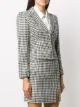 Alessandra Rich fitted houndstooth pattern jacket