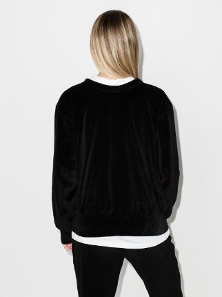 Crop velvet sweatshirt展示图