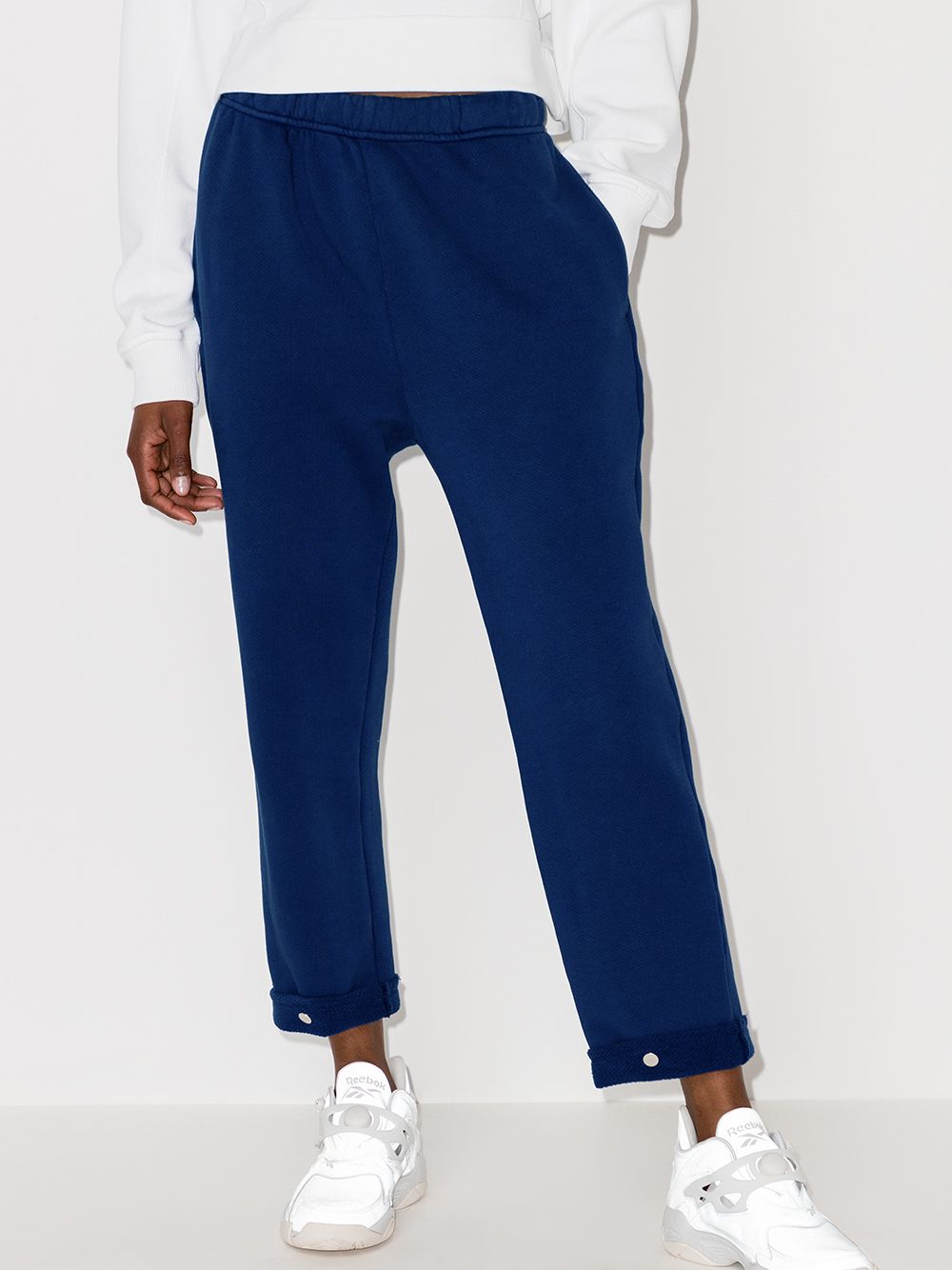 фото Les tien turn-up cuff cotton track pants