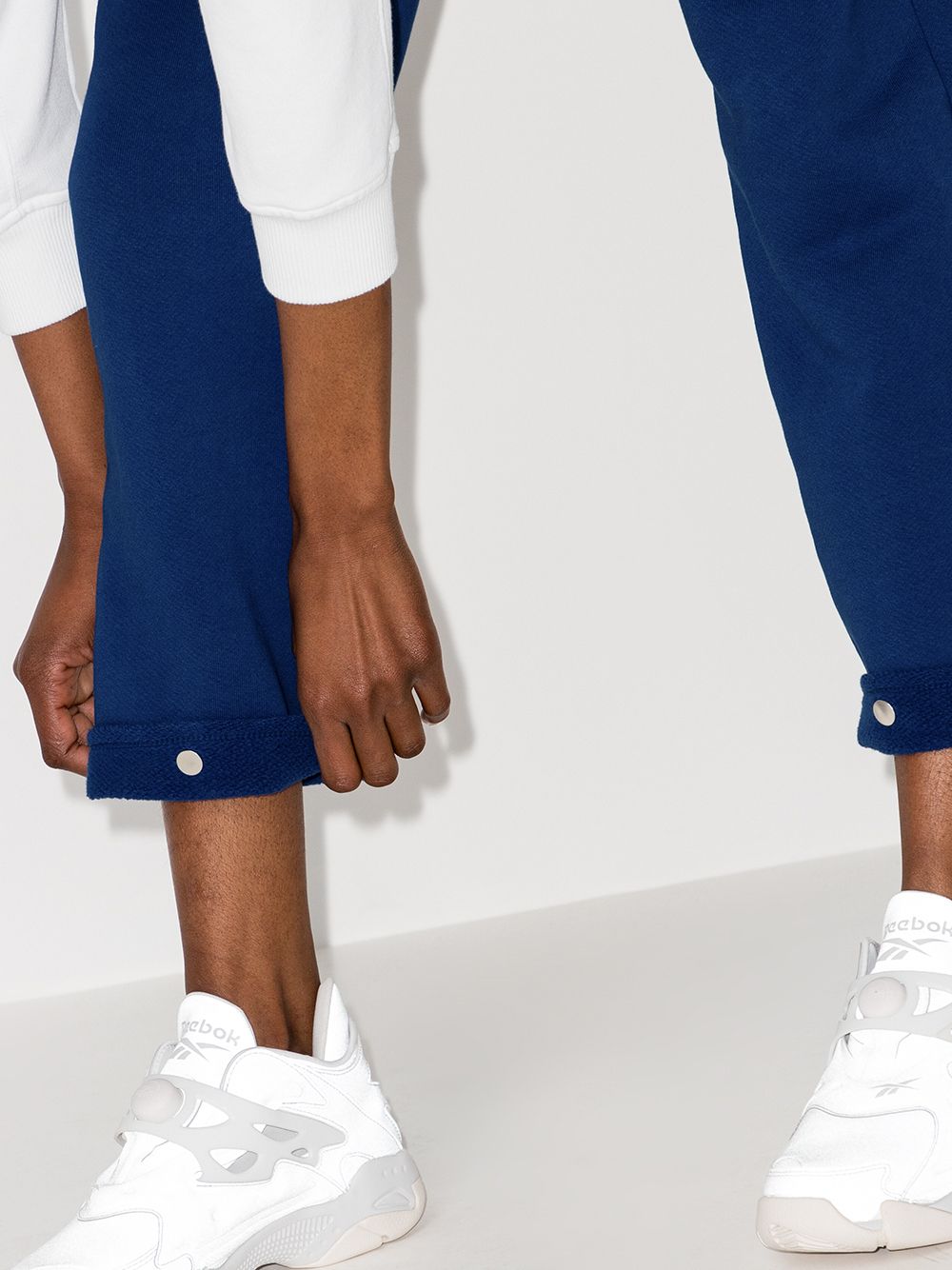 фото Les tien turn-up cuff cotton track pants