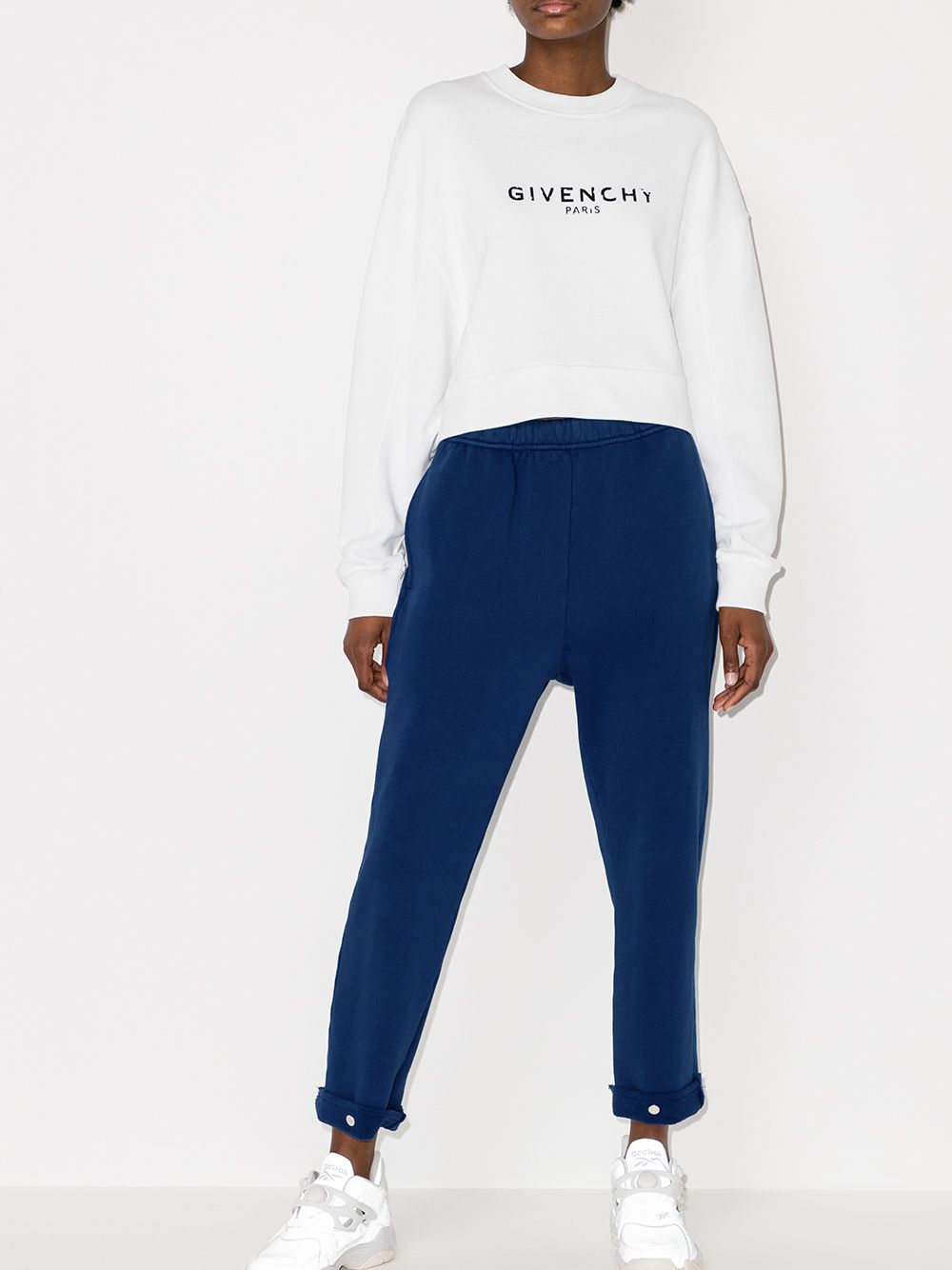 фото Les tien turn-up cuff cotton track pants