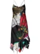 Image 1 of Marques'Almeida sleeveless patchwork midi dress