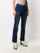 Mother boot cut faded jeans