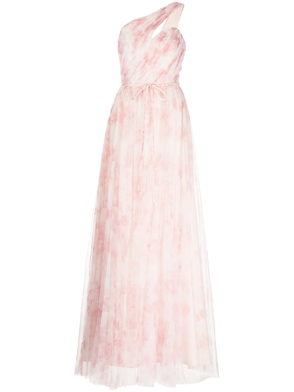 

Marchesa Notte Bridesmaids faded-print tulle gown - Pink