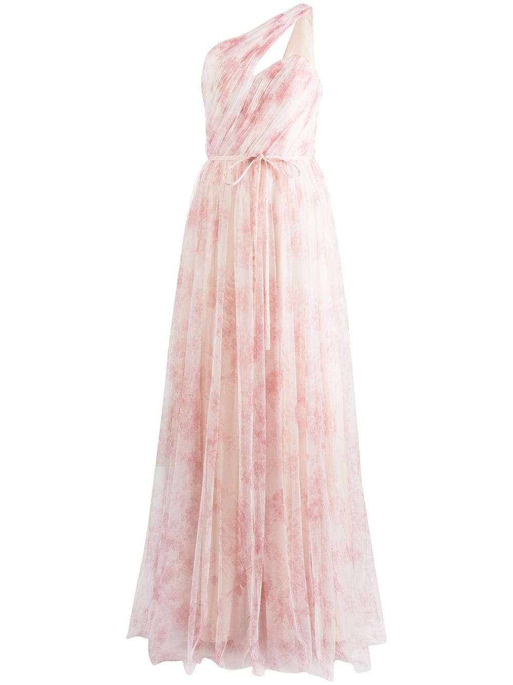 

Marchesa Notte Bridesmaids vestido de fiesta con estampado floral - Rosado