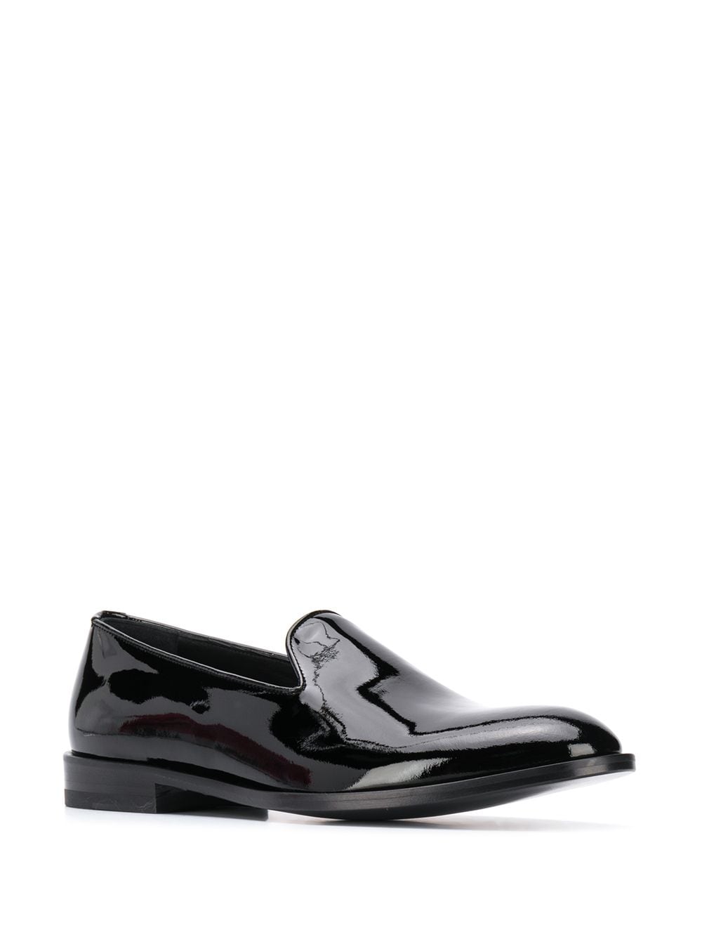 Scarosso Loafers met laklaag - Zwart