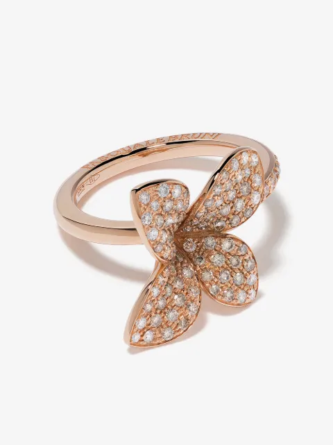 Pasquale Bruni 18kt rose gold Petit Garden diamond ring