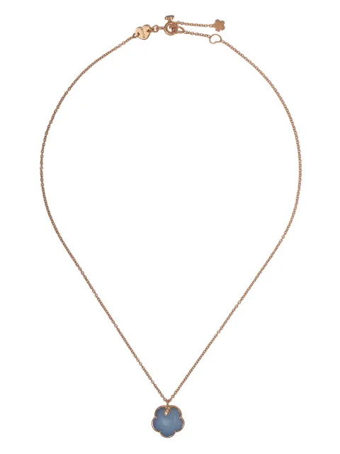 Pasquale Bruni collar Petit Joli en oro rosa de 18kt con diamante y ágata