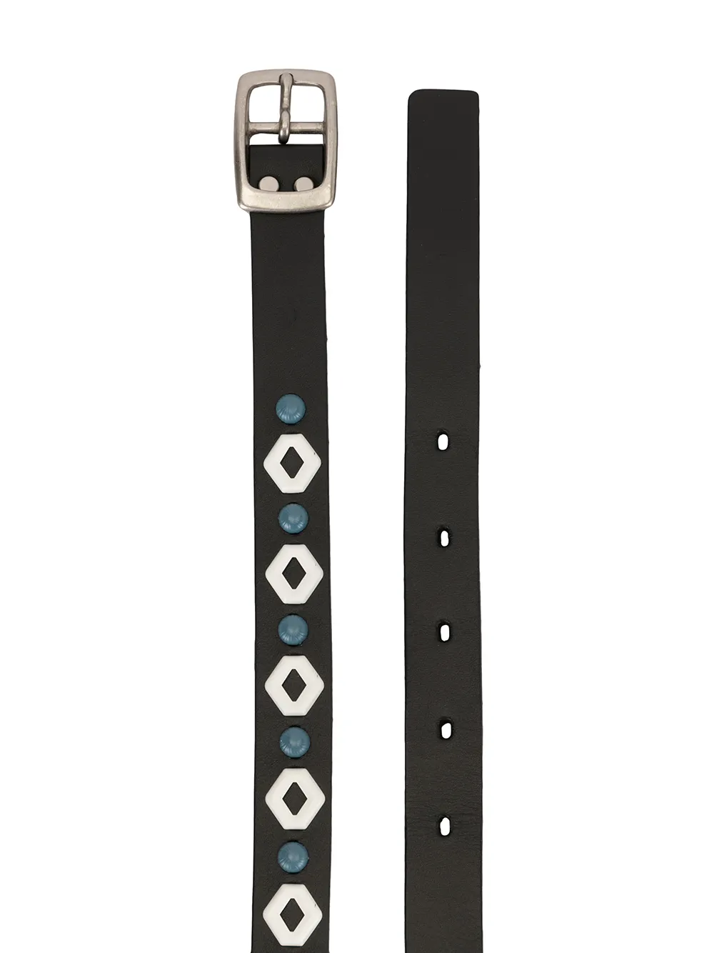 Undercover Riem met metallic detail - Zwart