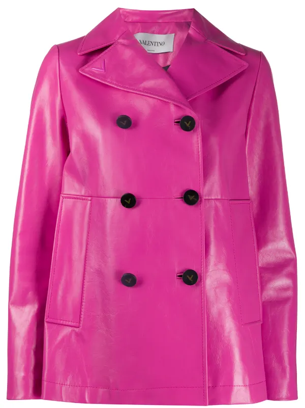 ジャケット Valentino Garavani Double-Breasted Oversized Jacket Valentino - Double-breasted wool blazer black - The Corner