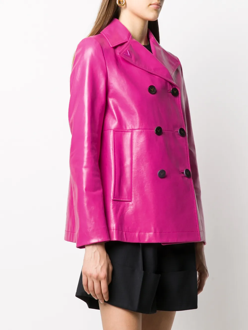 Valentino Garavani Jack met dubbele rij knopen Roze