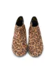 Hogan Kids glitter leopard print boots
