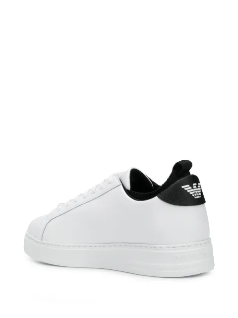 Emporio Armani logo low-top sneakers - FARFETCH