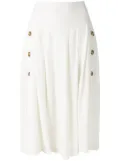 Olympiah Zuzu midi skirt - White