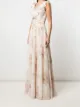 Marchesa Notte Bridesmaids Desio Kleid mit Blumen-Print
