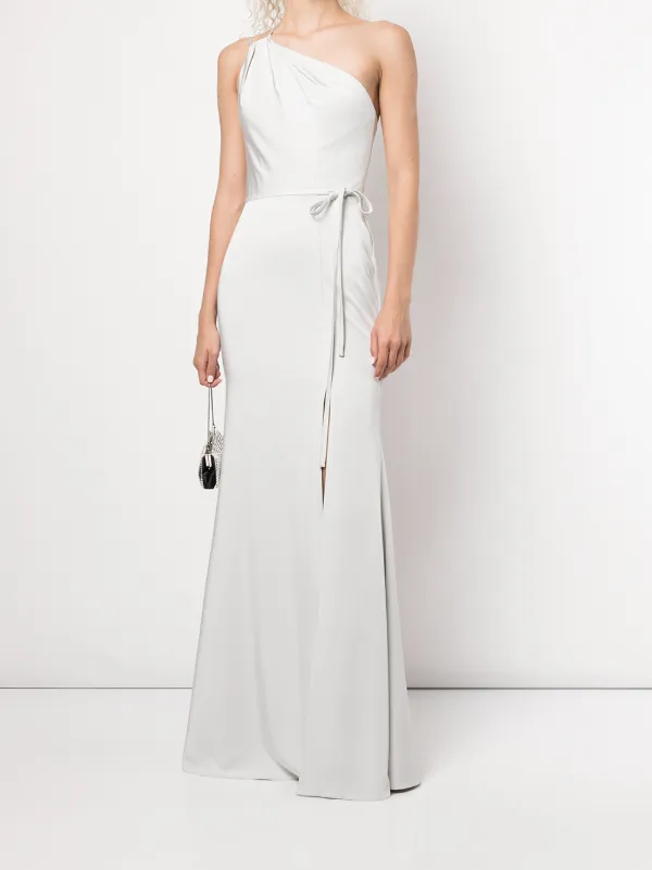 Marchesa notte outlet one shoulder gown