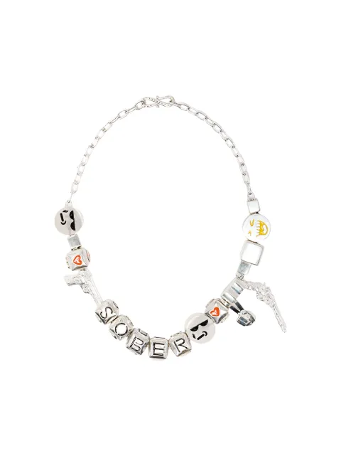 Natasha Zinko collar con letra