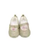Miss Blumarine glitter-effect ballerinas