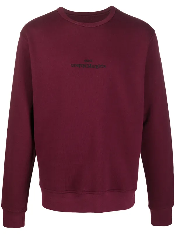 Maison Margiela Tröja Med Broderad Logotyp Farfetch Maison Margiela Tröja Med Broderad Logotyp Farfetch