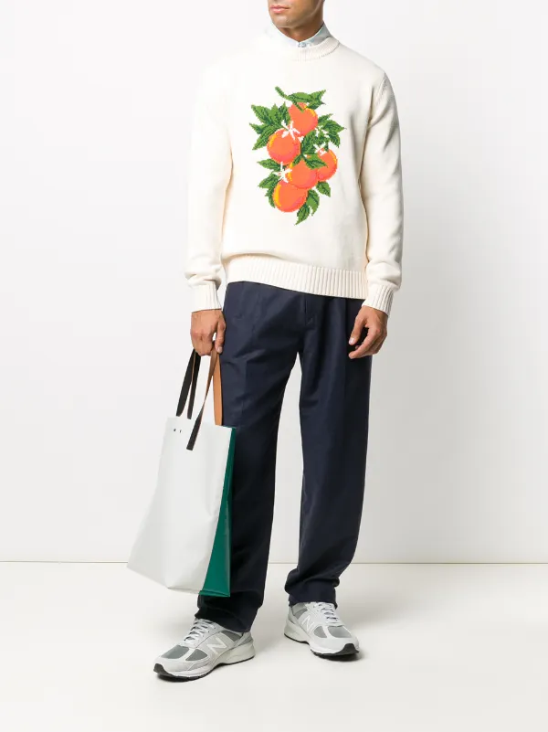 casablanca orange sweater