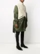 Givenchy oversized shearling panel coat
