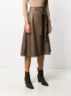 Luisa Cerano tie-waist A-line skirt