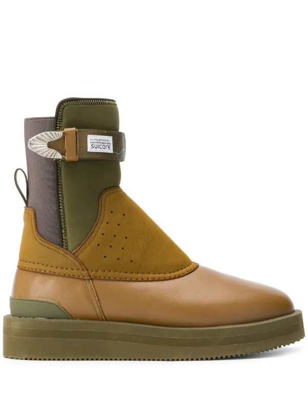 perforated ankle boots