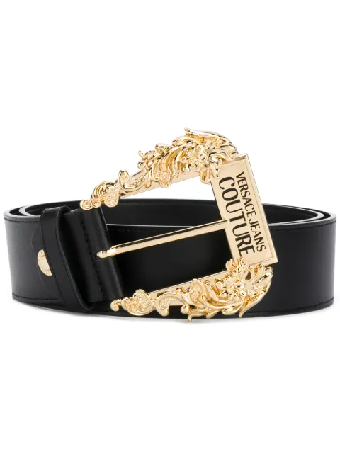 Versace Jeans Couture cinturón con hebilla grabada