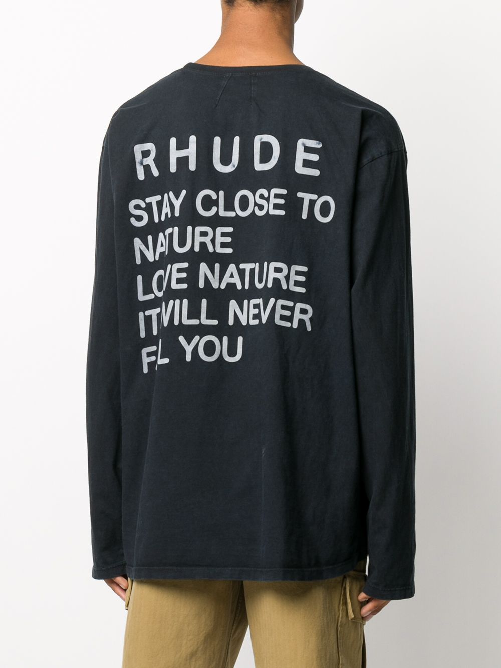 фото Rhude футболка с логотипом