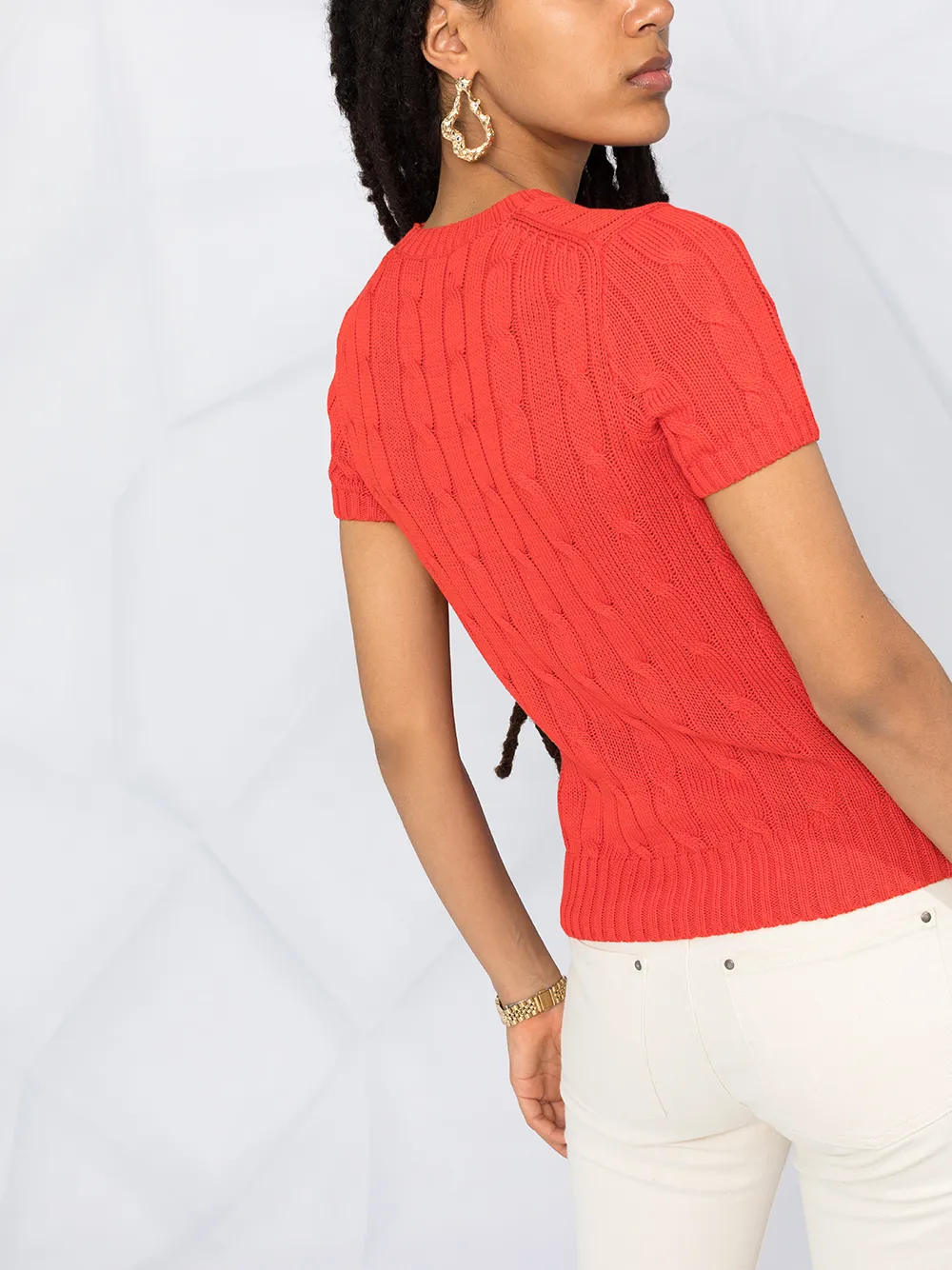 Polo Ralph Lauren Top met logo Rood