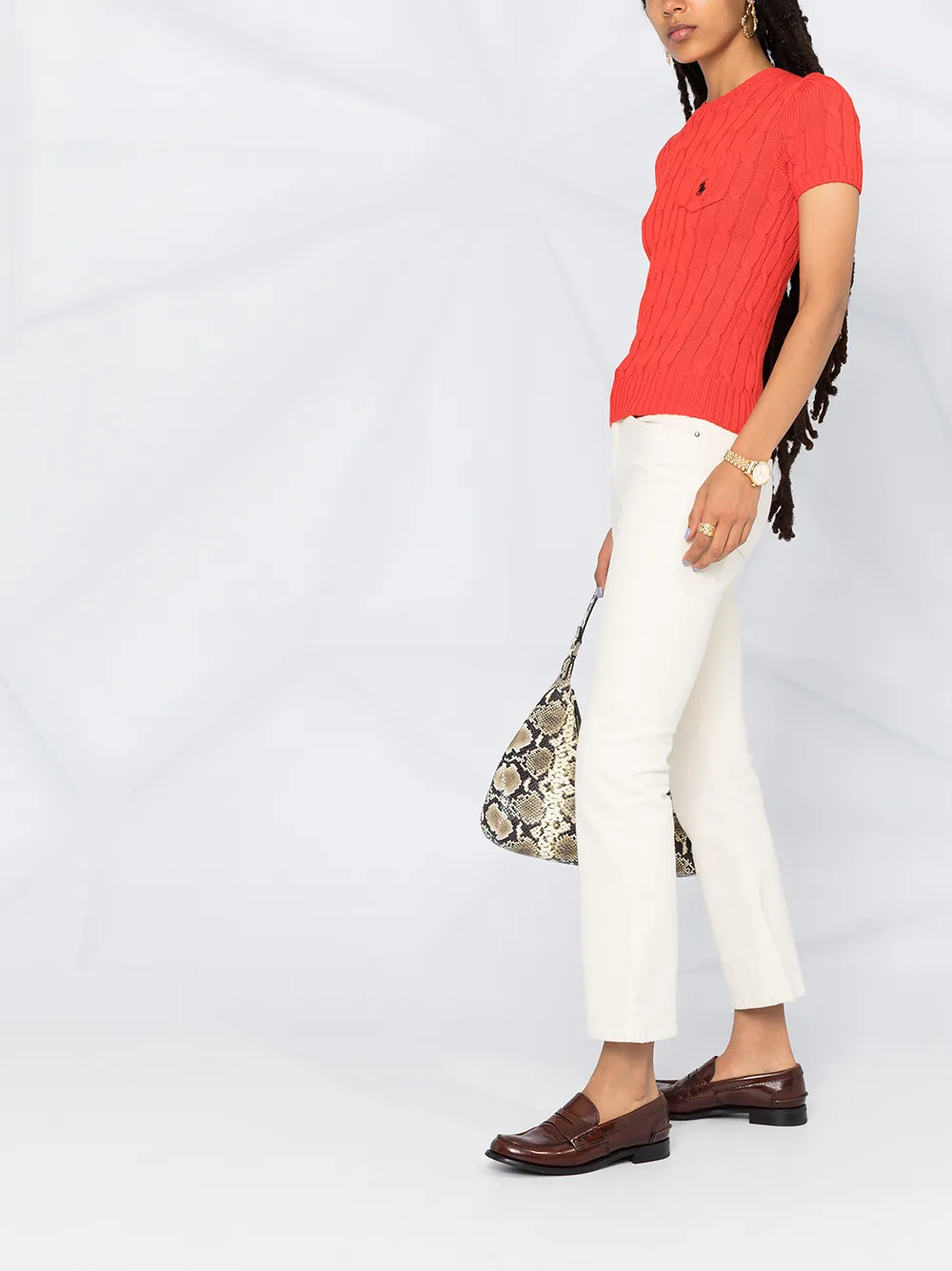 Polo Ralph Lauren Top met logo Rood