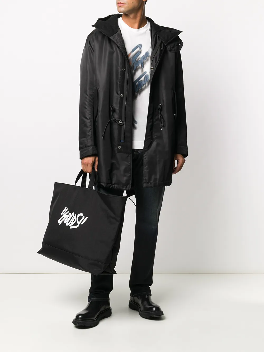 DONDUP manteau à taille à lien de resserrage | Parkas | Image 2