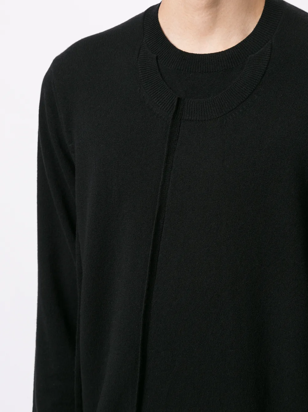 comme des garcons crewneck sweater