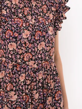 Hana floral print mini dress展示图