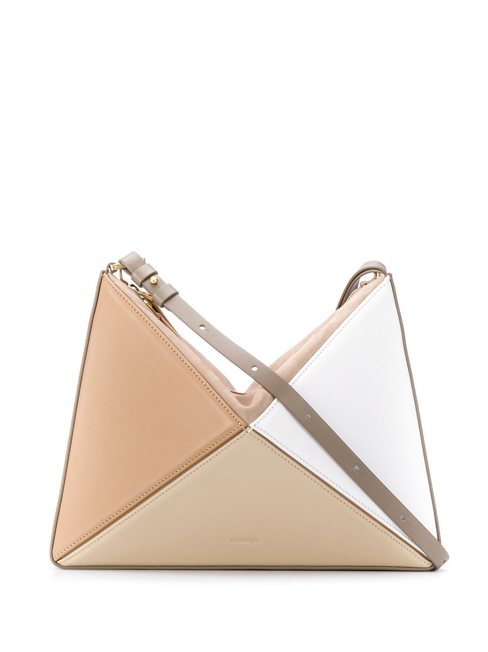 фото Mlouye сумка на плечо с геометричным дизайном