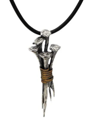 John Varvatos nails pendant necklace 