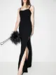 Image 2 of Mônot slit detail fitted maxi dress