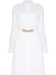 Image 1 of Givenchy chain-belt long-sleeve shirtdress