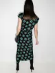 Paco Rabanne gathered floral print midi dress