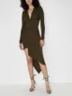Image 2 of Alexandre Vauthier V-neck asymmetric dress