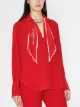 Image 2 of Givenchy scarf logo print detail blouse