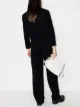 MM6 Maison Margiela pinstripe-pattern long-sleeve jumpsuit