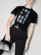Image 2 of Paco Rabanne gathered-detail logo-print T-shirt