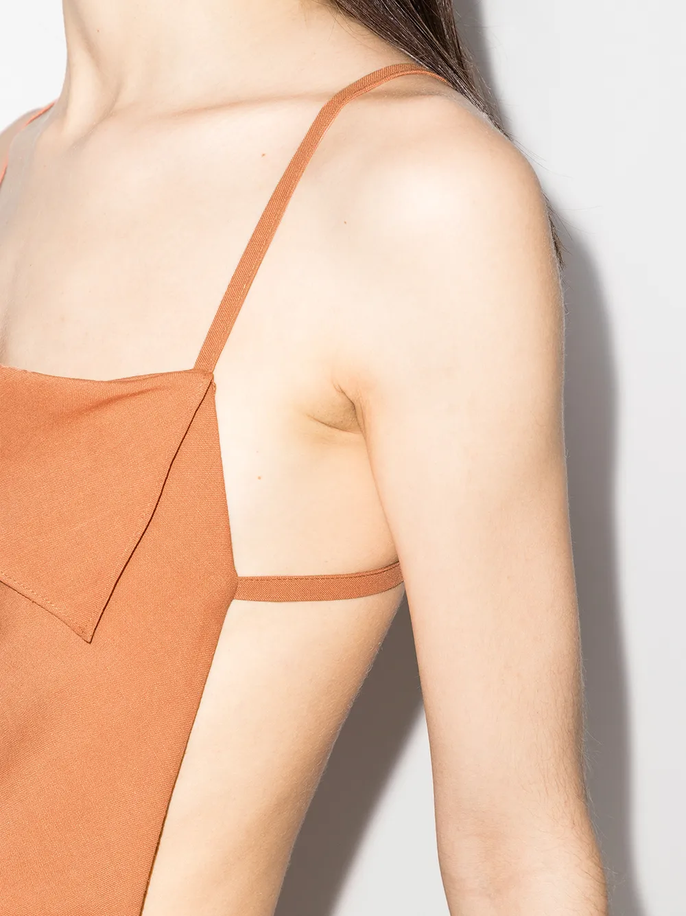 фото Jacquemus платье асимметричного кроя со сборками