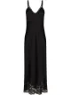 Image 1 of Paco Rabanne lace-panelled long dress