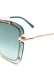 Jimmy Choo Eyewear Ambra oversize frame sunglasses