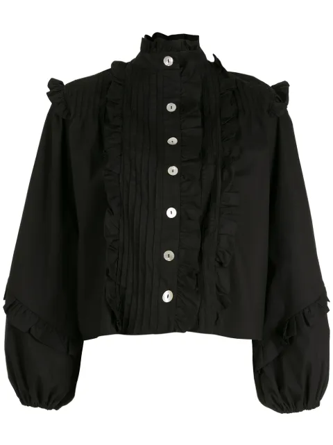 Olympiah Qora ruffled shirt