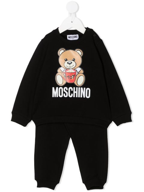 moschino tracksuit black