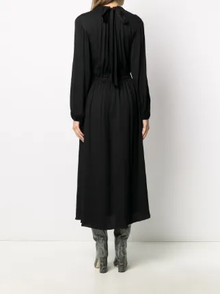 ruffle-trimmed maxi dress展示图